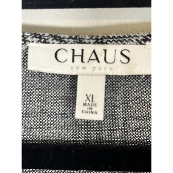 Retro Plaid Tweed Dress XL Black Preppy Academia Neutral Festive Holiday Classic - Picture 2 of 9